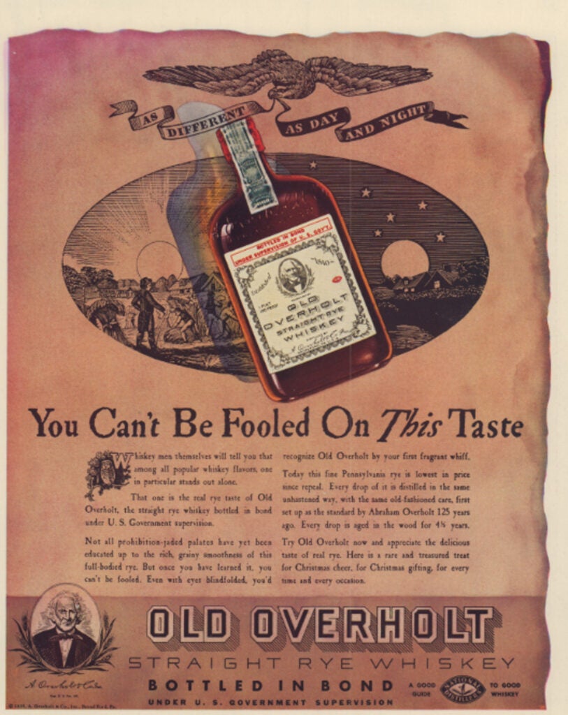 Overholt family’s distillery