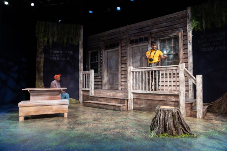 Lenny Daniels (left) and Tymothee Harrell (right) portray their characters