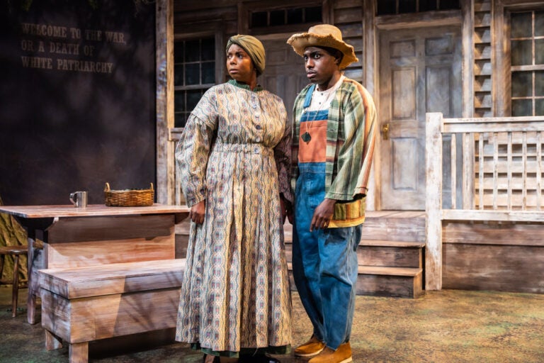 DeAnna Supplee (left) and Tymothee Harrell (right) portray their characters