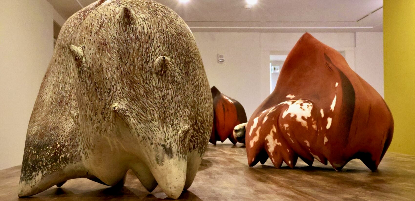 an art piece in the Animated Leaf exhibit