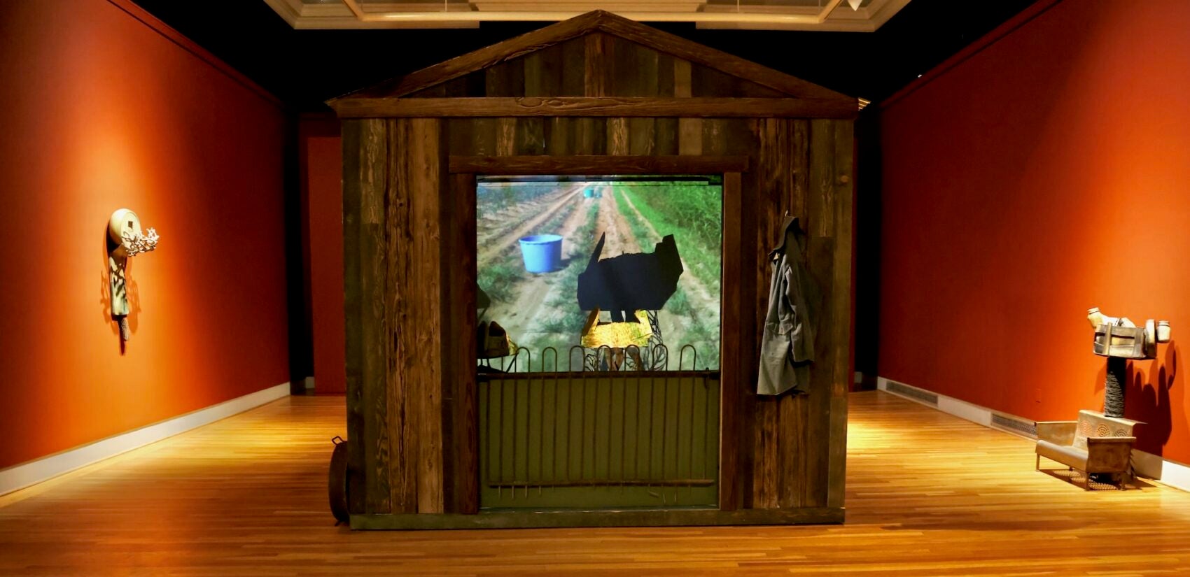 an art piece in the Syd Carpenter exhibit