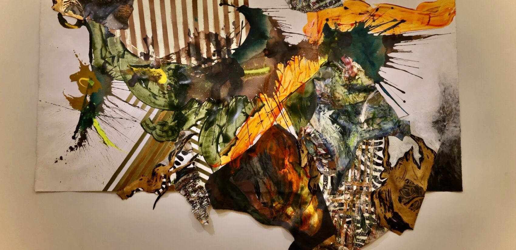 an art piece in the Re-Union exhibit