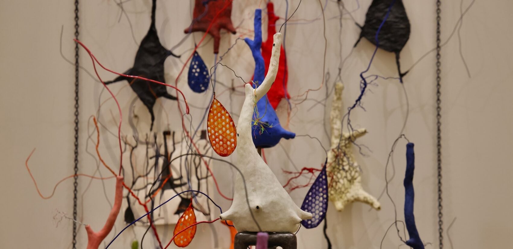 an art piece in the Re-Union exhibit