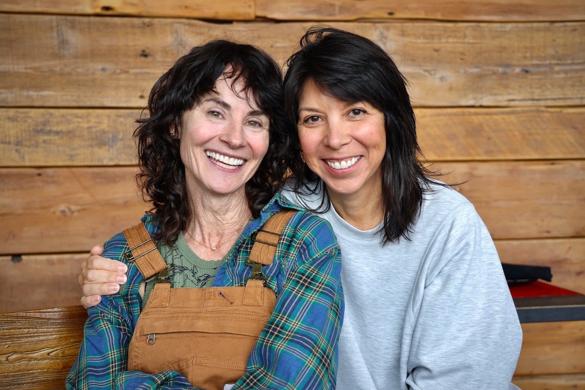 Beth Malone and Mary Ann Stratton pose for a photo