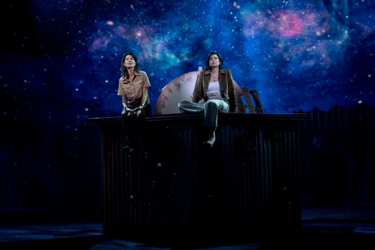 Beth Malone (left) and Krysta Rodriguez in Starstruck