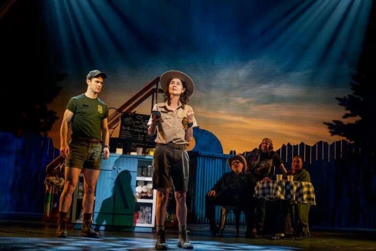 Sam Gravitte, Beth Malone, Donald Corren, Sandra Valls and Aurelia Williams on stage for “Starstruck”