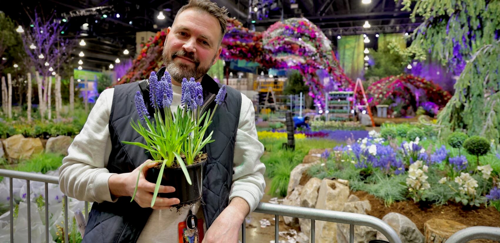 Seth Pearsoll at the Philadelphia Flower Show