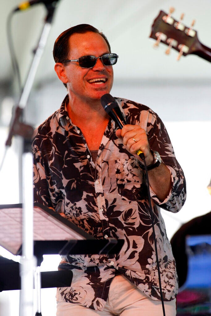 Kurt Elling performs at the Newport Jazz Festival