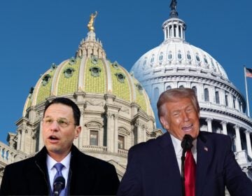 (Photo Shapiro and Trump: both AP Photo/Matt Rourke)