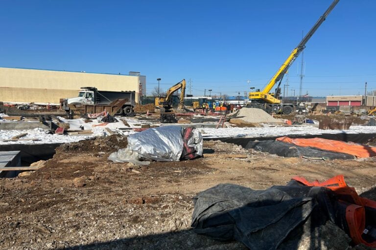 The 1,005-car garage is currently under construction