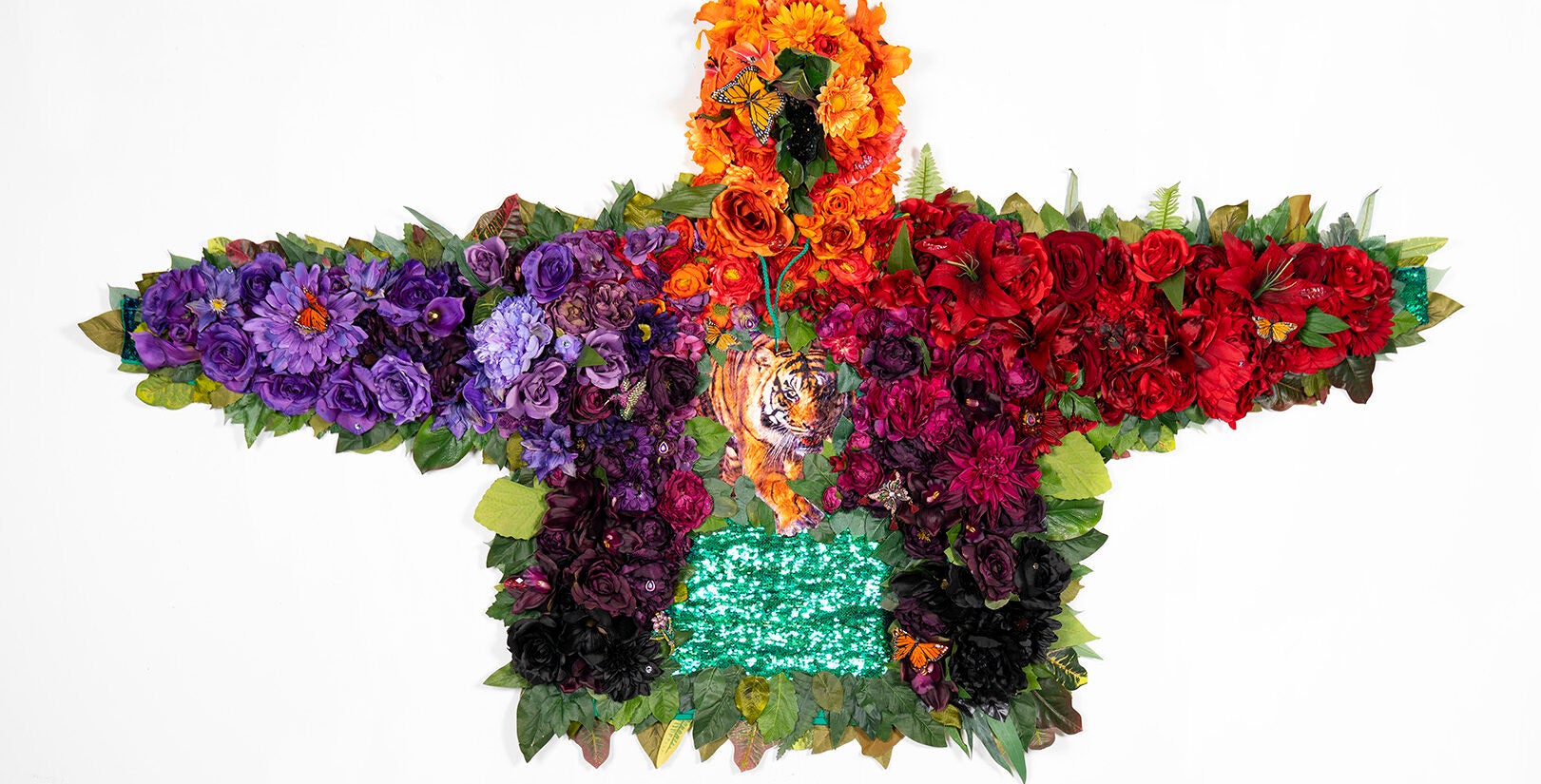 A painting by artist Devan Shimoyama