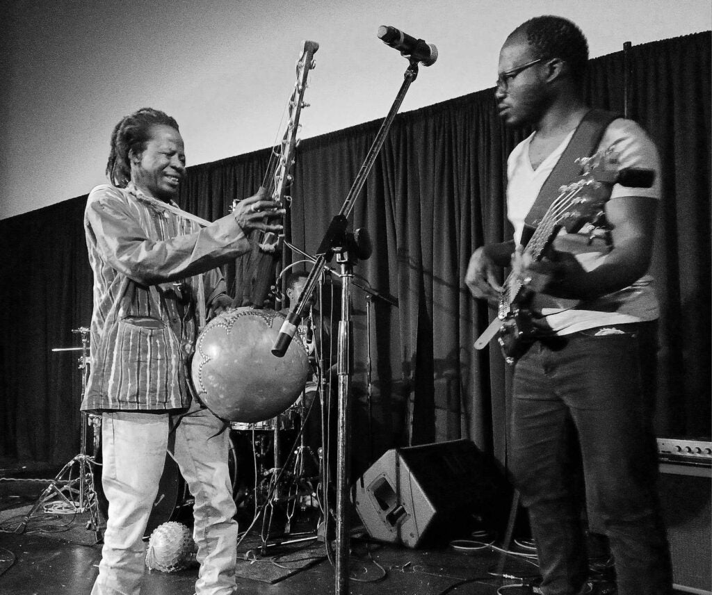 Baba Commandant on stage