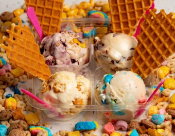Milk Jawn will have a cereal-themed flight of ice cream scoops Saturday