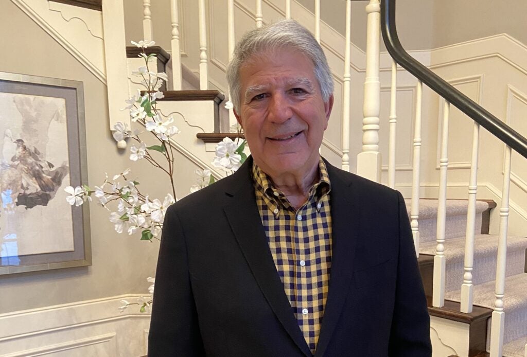 Larry Giacchino smiles