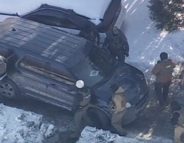 The scene at an ICE raid in Montgomery County, Pennsylvania