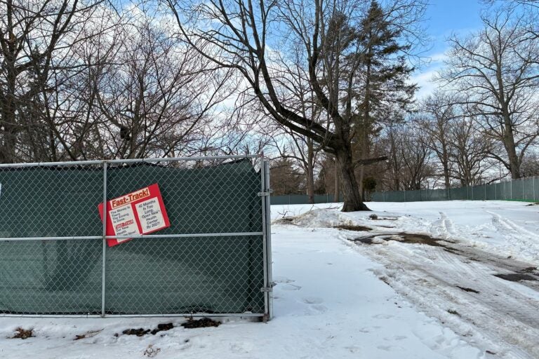 the site of an upcoming health center in Northeast Philadelphia