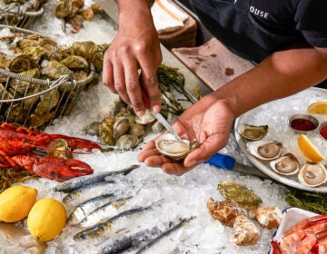 A seafood selection from Oyster House