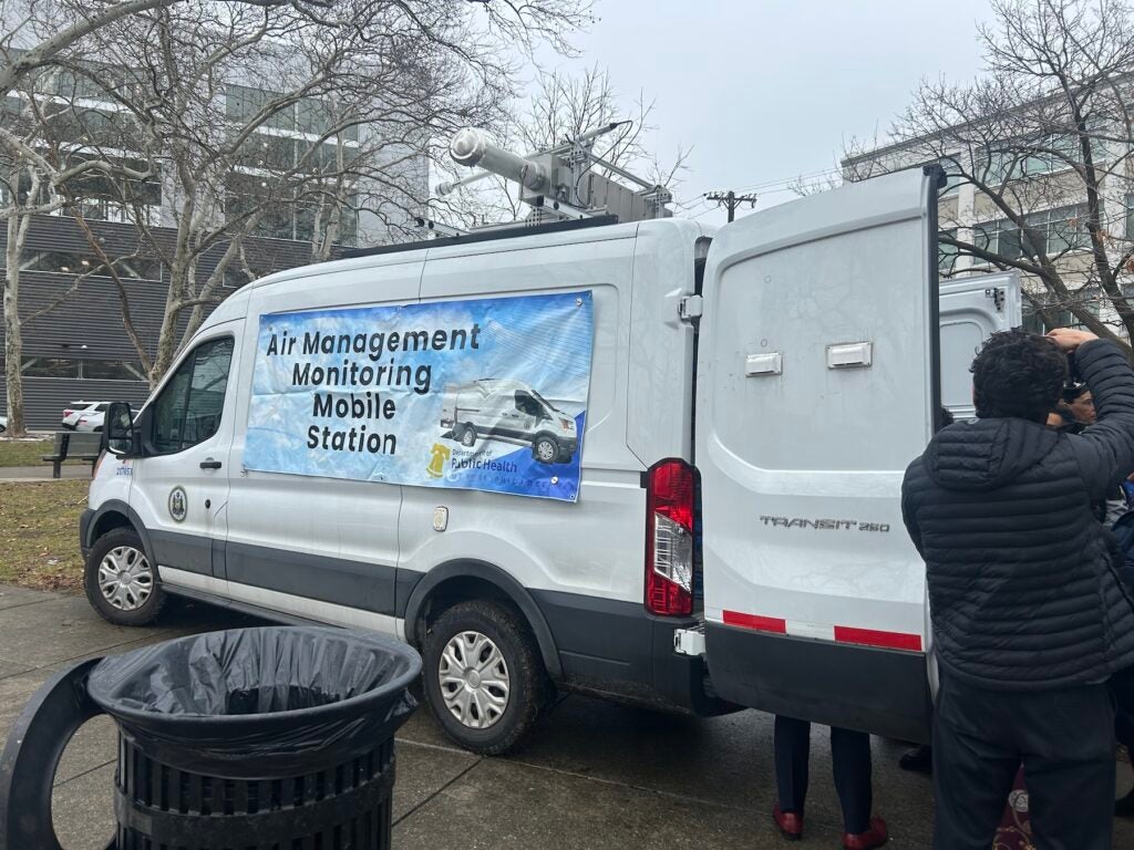Philadelphia's mobile air monitoring van