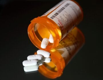 pills from a prescription bottle