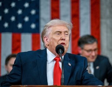 Capitol Hill President Donald Trump delivers the State of the Union address to a joint session of Congress in the House chamber at the U.S. Capitol in Washington, Tuesday, Feb. 24, 2026.