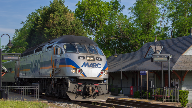 Maryland Area Regional Commuter Rail trains