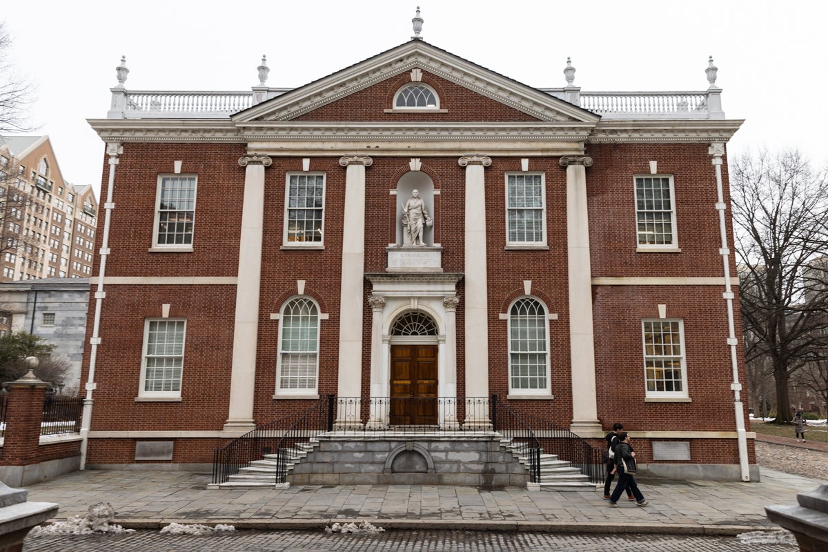 The facade of a grand old building, The American Philosophical Society