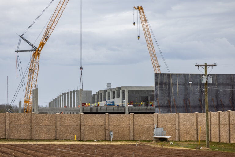 the data center in Vineland being constructed