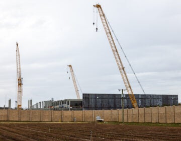 the data center in Vineland being constructed