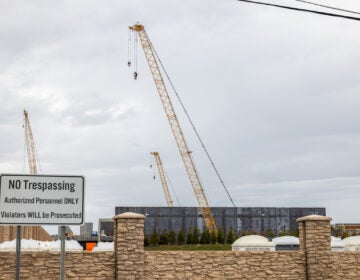 the data center in Vineland being constructed