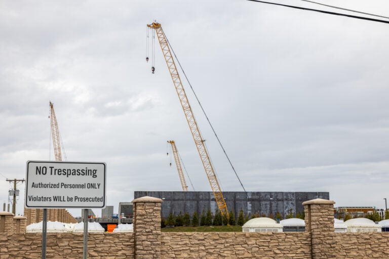 the data center in Vineland being constructed