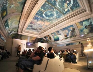 Meg Saligman's mural on the fifth floor of the Ministry of Awe