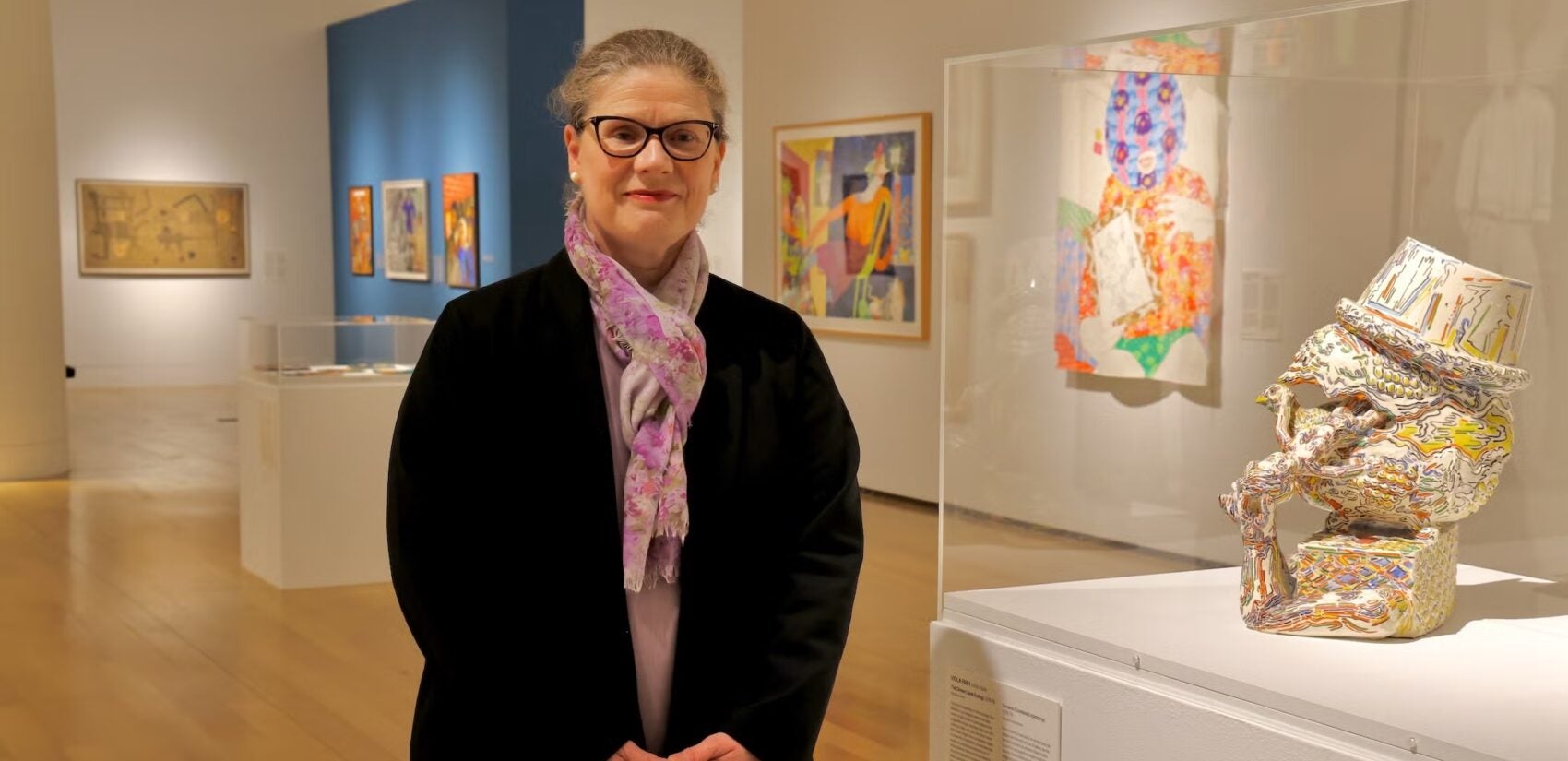 Judith Thomas smiles