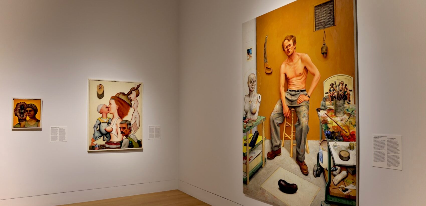 Gregory Gillespie's 1993 portrait of William Beckman