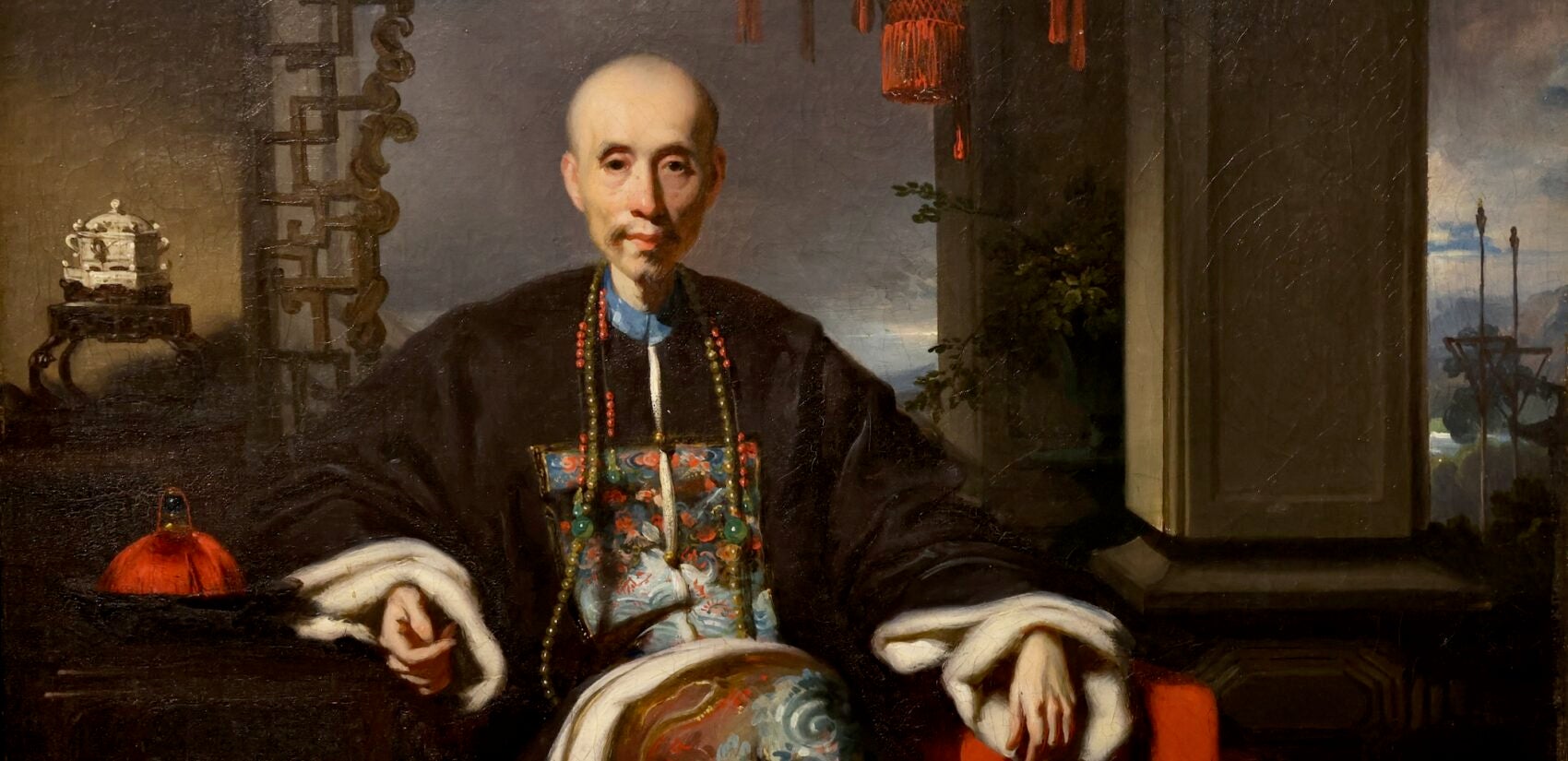 A close-up photo of portrait of Wu Bingjian.