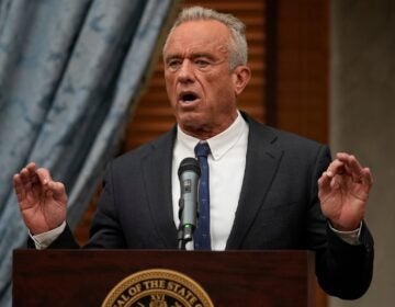 Health and Human Services Secretary Robert F. Kennedy, Jr., speaks during the Take Back Your Health Tour event at the state Capitol, Wednesday, Feb. 4, 2026, in Nashville, Tenn. (AP Photo/George Walker IV)