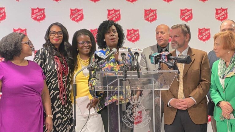 Mayor Cherelle Parker speaks