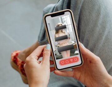 The majority of the victims of non-consensual sexual imagery are women.