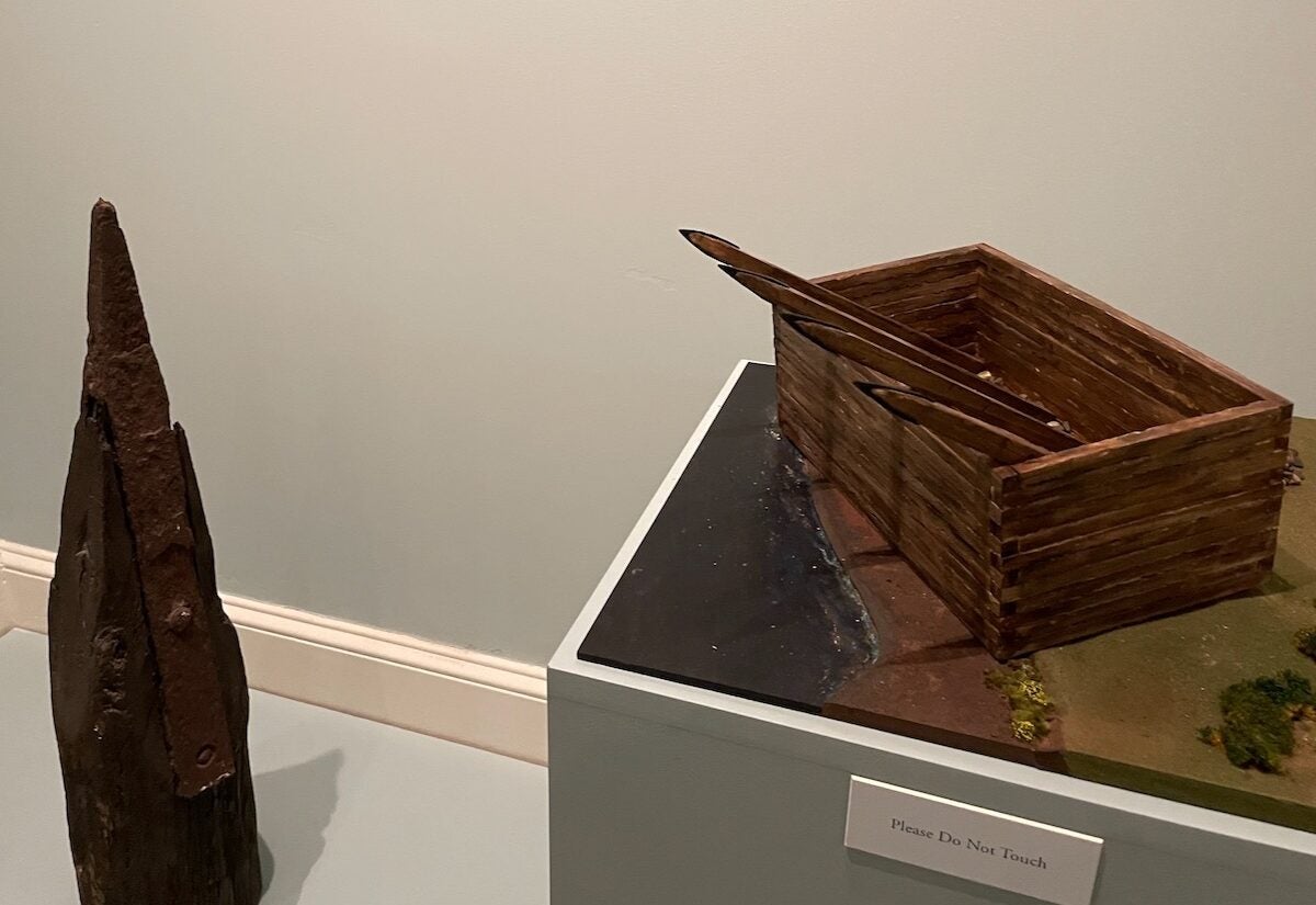 chevaux de frise on display