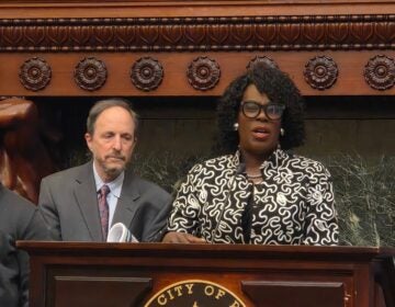 Mayor Cherelle Parker speaks