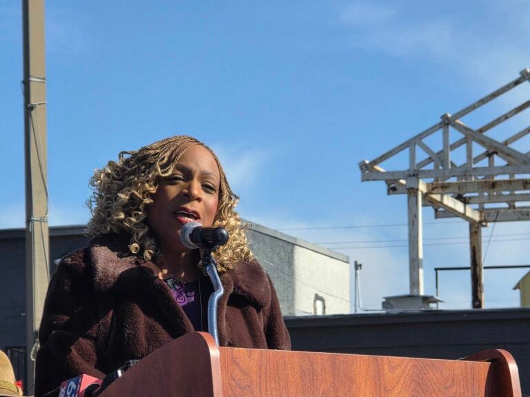 Councilmember Jamie Gauthier at street renaming