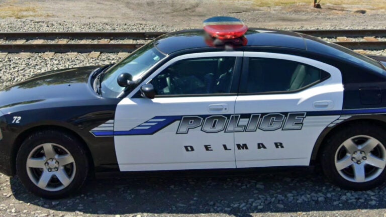 A Delmar, Delaware police vehicle
