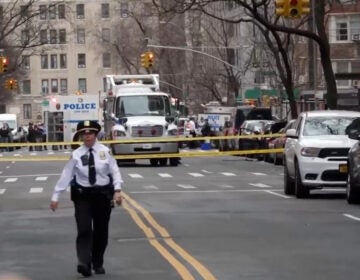 Gracie Mansion Protests Law enforcement officers respond to Manhattan's Upper East Side