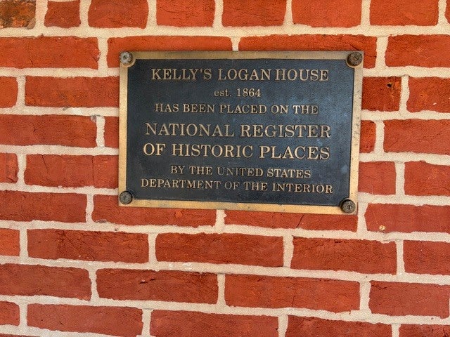Kelly's Logan House was added to the National Register of Historic Places