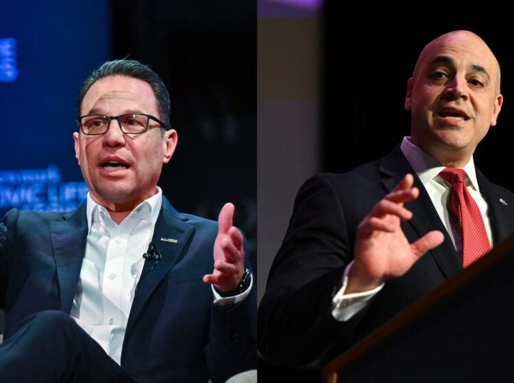 josh-shapiro-dave-sunday-file-ap side-by-side photos of Josh Shapiro and Dave Sunday