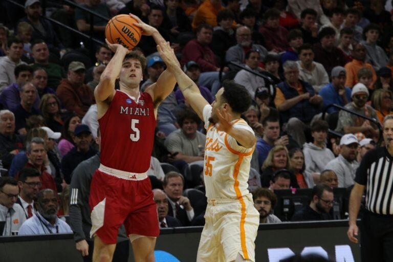 The Tennessee Volunteers playing the Miami Redhawks at Xfinity Mobile Arena