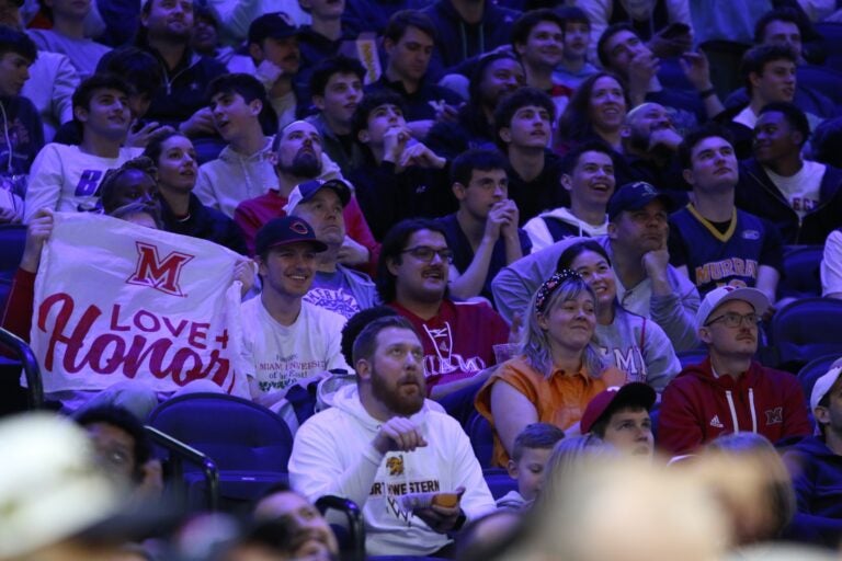 fans at Xfinity Mobile Arena