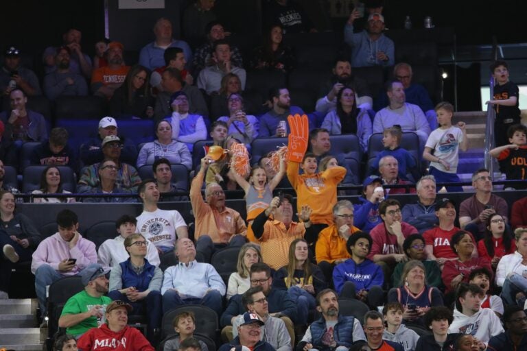 fans at Xfinity Mobile Arena