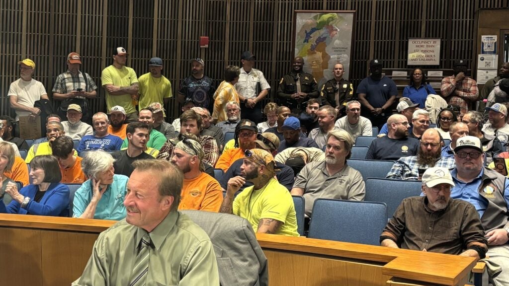 New Castle County residents pack the New Castle County Council meeting