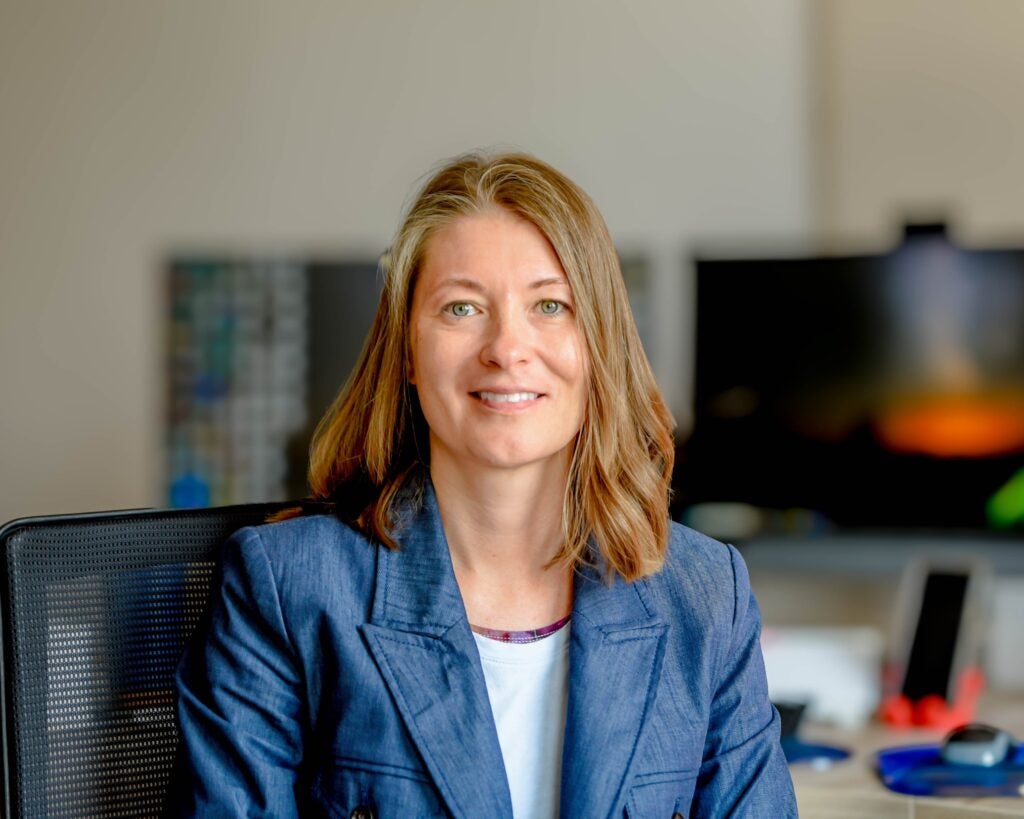 Nicole Topper, de la División de Salud Pública de Delaware