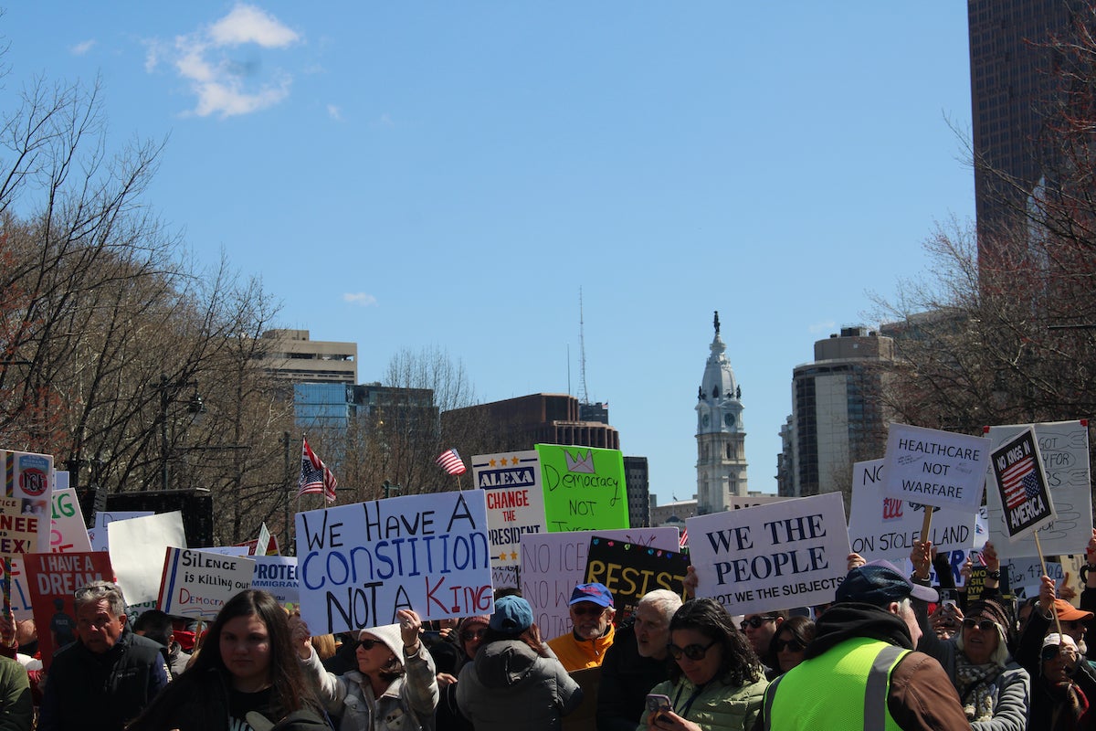 Thousands of Philadelphians packed Benjamin Franklin Parkway on Saturday, March 28, 2026, for the third 